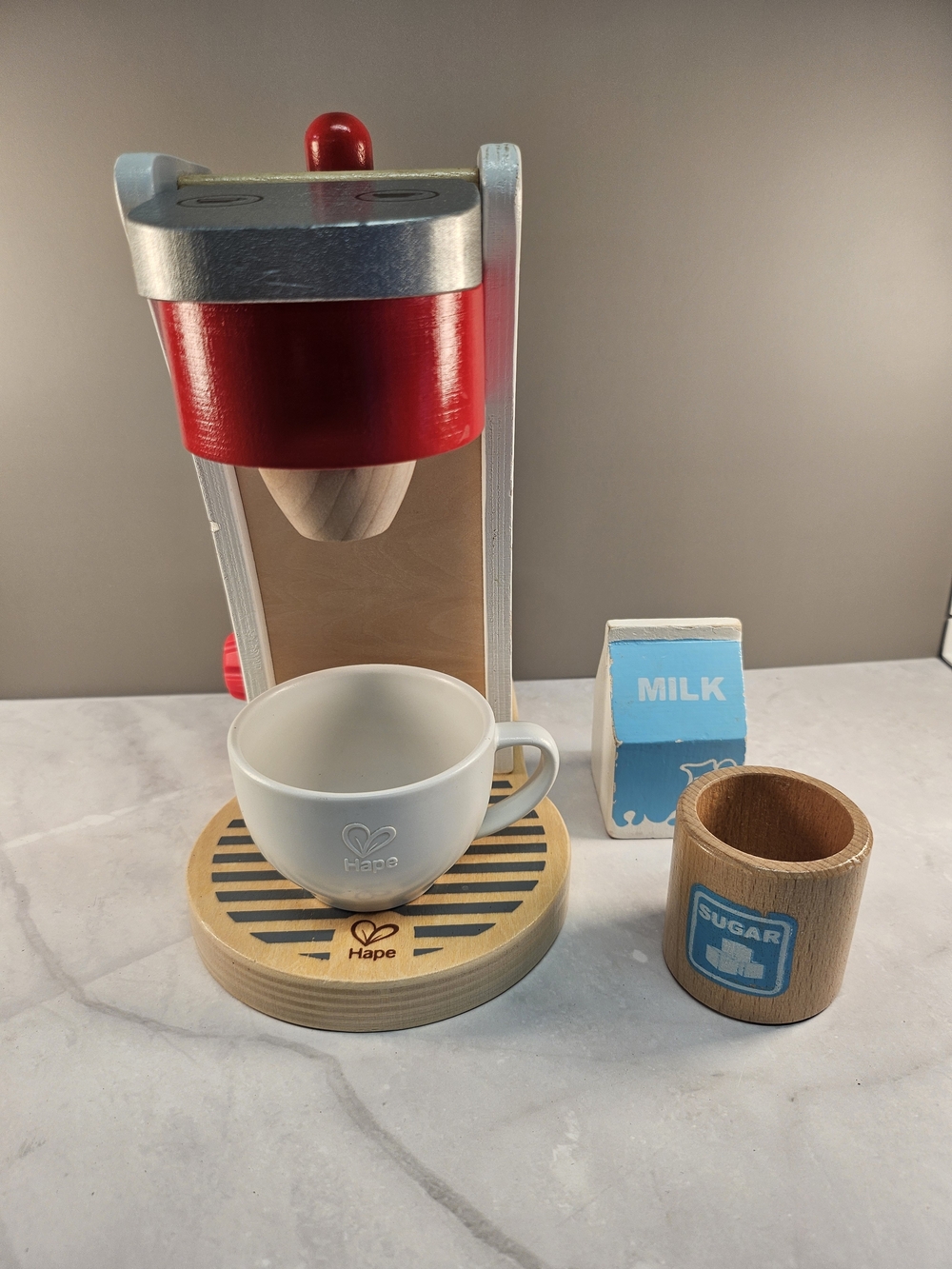 ☕️ MUST-HAVE for Play Kitchens! Hape Wooden Coffee Maker Playset
